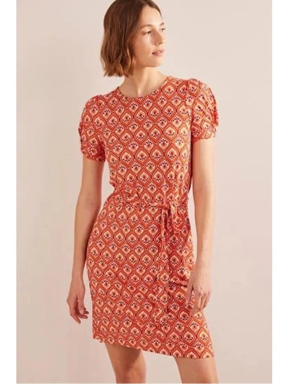 NWT Boden Floral Belted Dress
